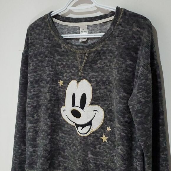 Disney Mickey Mouse XS grey long sleeve sweater - Picture 2 of 6